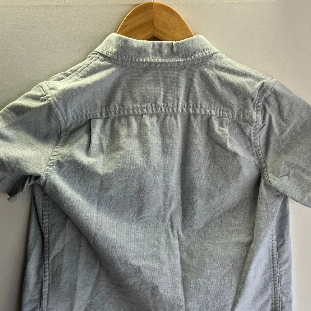 GAP Kids Light Blue & White Button Down Shirts, Pair
